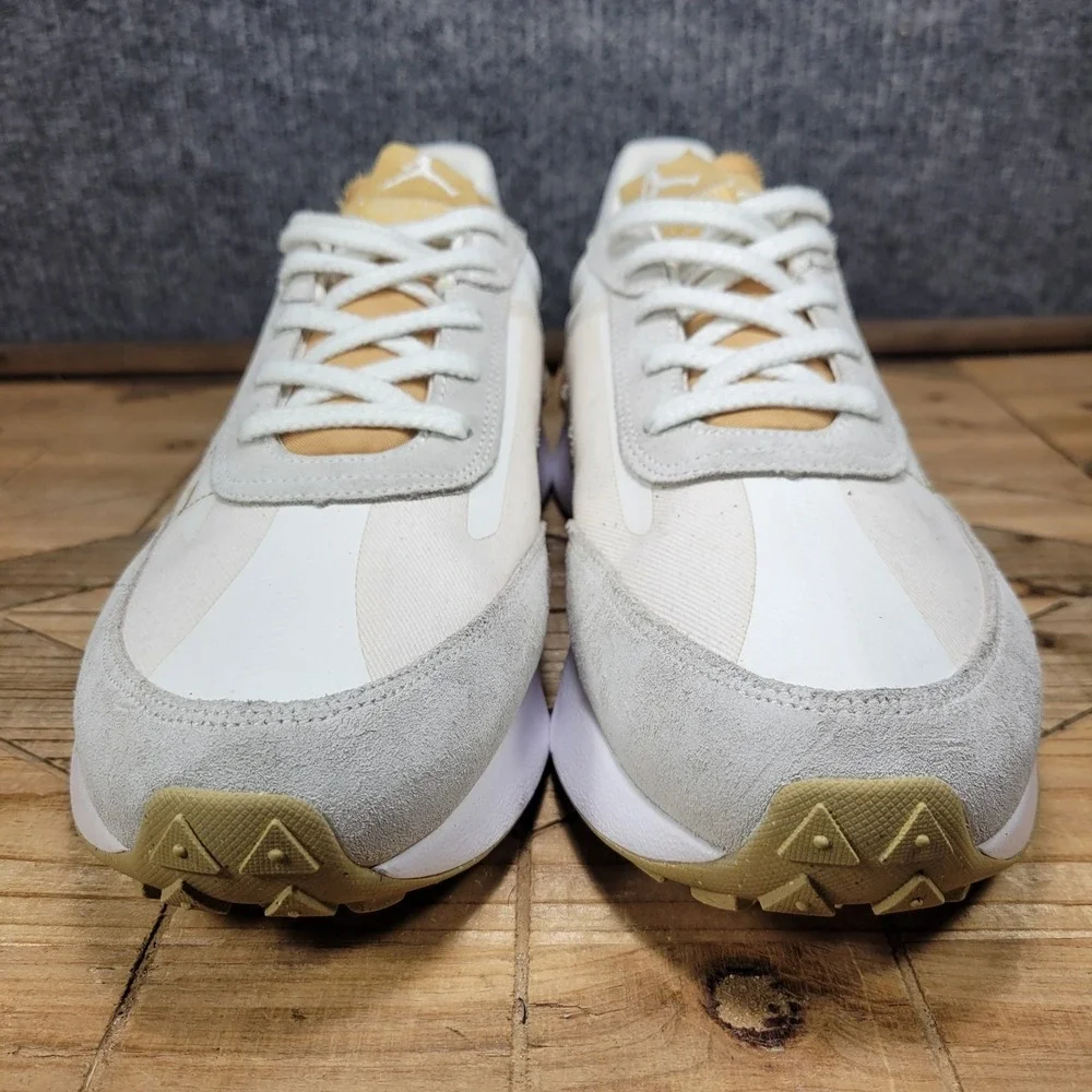 Nike Air Jordan Mens 13 Granville Pro Sail Club Gold Running Shoes DV1235-100